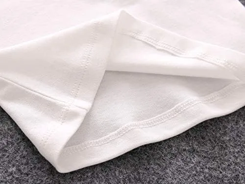 Vista 5 de Blusas de manga larga para bebé y niño, color sólido, cuello de muñeca