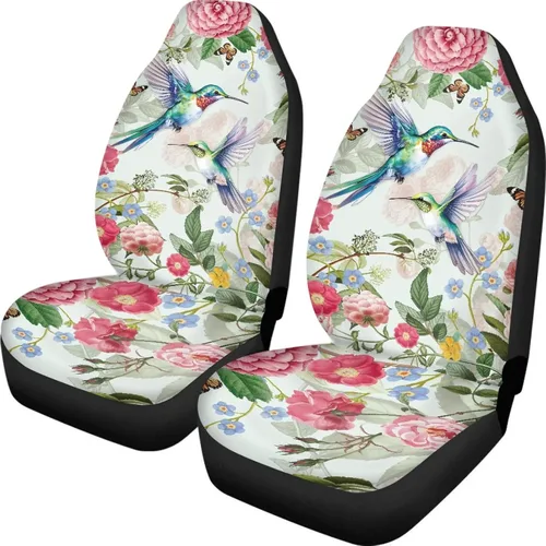 Vista 12 de UNICEU Juego de 2 fundas de cojín para asiento de automóvil, diseño de calavera gótica negra, lavable, accesorios interiores antideslizantes