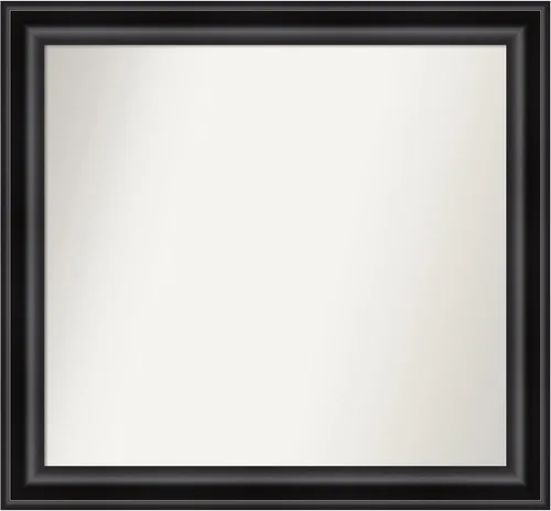 Vista 44 de Amanti Art Espejo personalizado, espejo de baño negro puente, espejo de pared o espejo de tocador de baño sobre el fregadero (26 x 26 pulgadas)