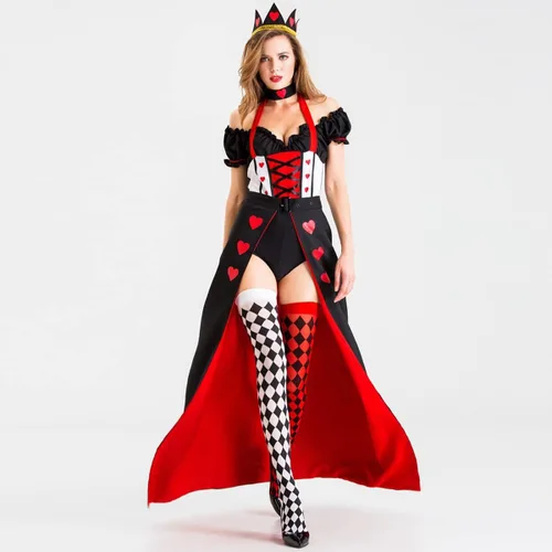 Vista 3 de IBTOM CASTLE Vestidos de Halloween para mujer, ropa de baile de cosplay para adultos con corona, sesión de fotos, fiesta de cumpleaños