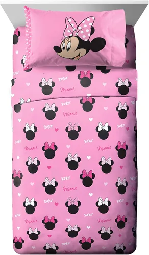 Vista 8 de Jay Franco - Juego de sábanas para niños con sábana bajera, sábana encimera y funda para almohada - Ropa de cama ultra suave con funda para almohada