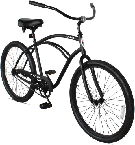 Vista 12 de Tracer ACE - Bicicleta crucero de playa de una sola velocidad de 26 pulgadas con freno de posavasos para hombres y mujeres, varios