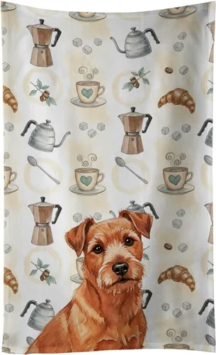 Vista 363 de Caroline's Treasures Afghan Hound - Toalla de cocina para barra de café, terciopelo frontal y lazo de algodón, lavable a máquina Sabueso afgano