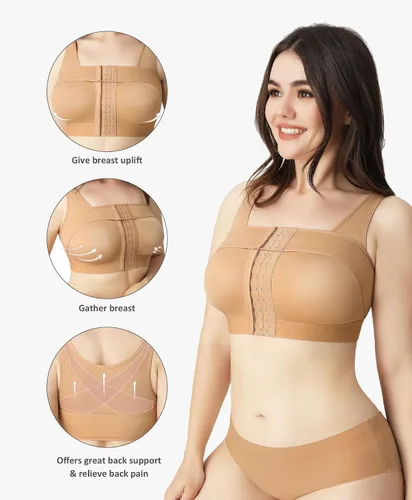 Vista 4 de FeelinGirl - Moldeador de Brazo para Mujer, Mangas de Compresión para Brazo Postquirúrgicas, Mangas de Lipo para Brazo, Moldeador Adelgazante