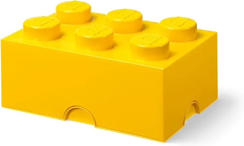 Vista 8 de Room Copenhagen LEGO - Caja de ladrillo de almacenamiento apilable con 6 pernos, bloques de construcción organizativos decorativos para juguetes