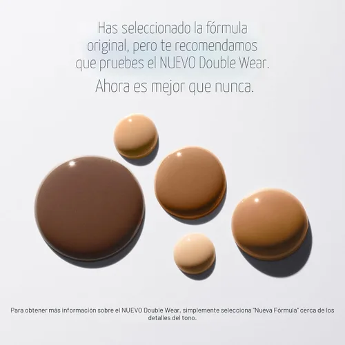 Vista 3 de Estée Lauder Maquillaje de base de maquillaje doble que se mantiene en su lugar, base mate de larga duración, 1 onza líquida Porcelana cálida 1W0
