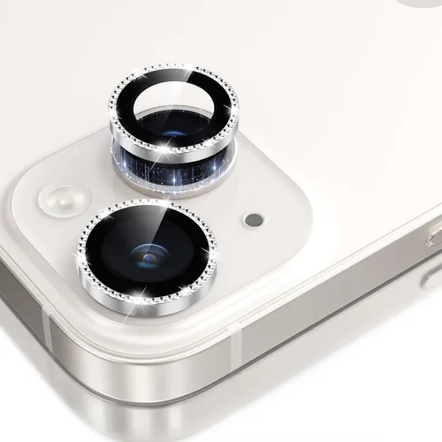 Vista 28 de GolbinBox Protector de lente de cámara para iPhone 13 Pro/13 Pro Max, ajuste invisible 1:1, vidrio templado 9H, funda individual de metal ultra HD
