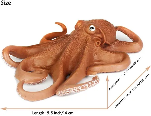 Vista 2 de Oncpcare Decoración de acuario de Kraken holandés, la misteriosa leyenda de pulpo, adorno de acuario, pecera, paisaje, vida marina, réplica