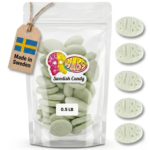 Vista 15 de Caramelos suecos, caramelos de gomitas, mezcla de dulces variados, dulces Bubs (0.5 libras, plátano toffee ovalado)