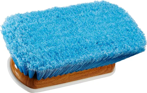 Vista 4 de STAR BRITE Cepillo de limpieza prémium de 8 pulgadas, bloque de madera sintética con fibras prene de estrella duraderas de alta densidad