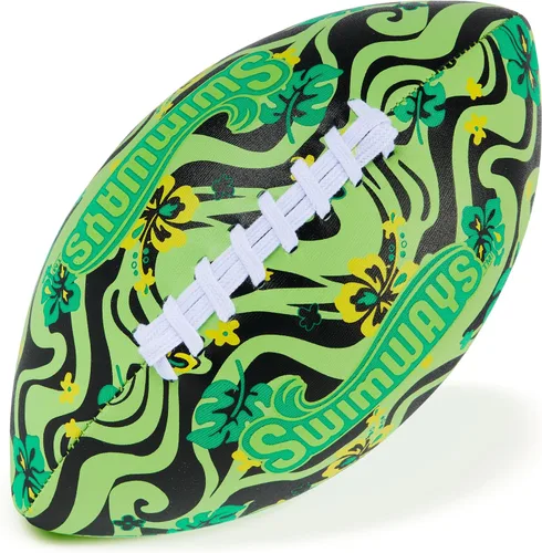 Vista 10 de Swimways Hydro Waterproof Football, Outdoor Games for Adults and Kids, Swimming Pool Accessories and Pool Party Games,9.25 Inches, Green