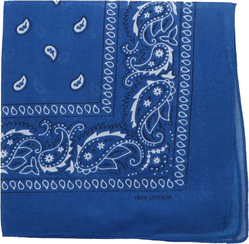 Vista 16 de Motique Accessories Bandana de algodón de 22 pulgadas con estampado cachemira