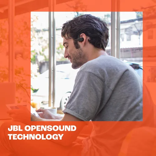 Vista 7 de JBL SoundGear Sense - Auriculares verdaderamente inalámbricos de oído abierto, tecnología JBL OpenSound, resistente a salpicaduras y polvo, 4