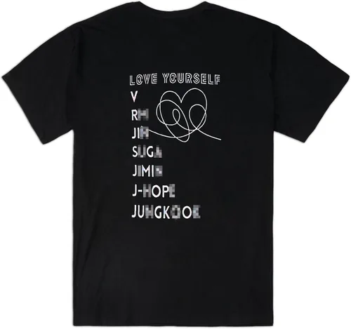 Vista 2 de Love Yourself - Camisa Suga Jungkook Jimin V Rap Jin Jhope