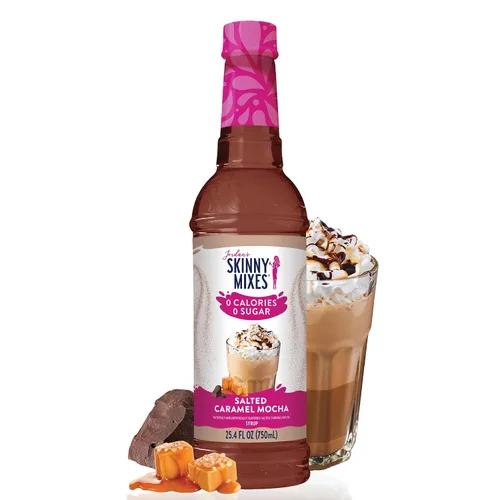 Vista 18 de Jordan's Skinny Syrups Butter Toffee, jarabe aromatizante sin azúcar, botella de 25.4 onzas líquidas (paquete de 2).