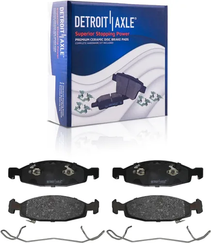 Vista 46 de Detroit Axle - Pastillas de freno traseras para Toyota Prius 2012-2015 Prius Plug-In 2017-2018 Corolla iM 2016 Sion iM 2011-2017 Lexus CT200h