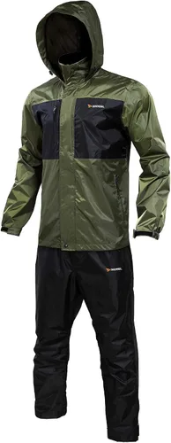 Vista 2 de Rodeel Traje impermeable de pesca para hombres (chaqueta de equipo de lluvia y traje de pantalón)