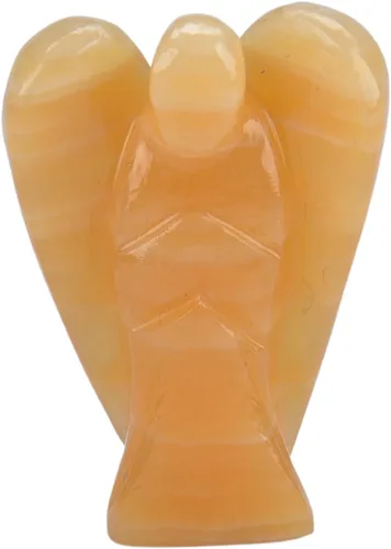 Vista 23 de Anaya Agate Estatua de ángel de amazonita, hermoso ángel de la guarda de 2 pulgadas, ángel de cristal natural, dijes de ángel tallados a mano