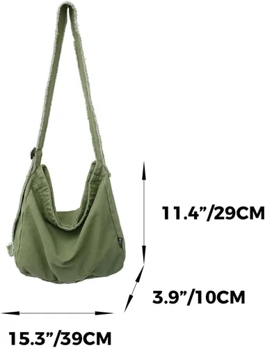 Vista 2 de Sumleno Bolsa estilo hobo estilo bohemio hippie para oficina, compras, viajes, estética Y2K