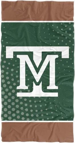 Vista 112 de LOGOVISION Manta Abilene Christian University, 30x60 Logo Dots CottonFront/PolyBackBeachTowel