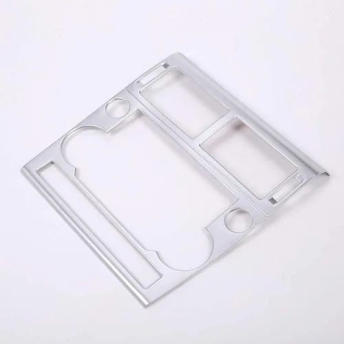 Vista 5 de YIWANG ABS cromo centro control salida de aire panel de ventilación cubierta marco ajuste para Land Rover Discovery Sport 2015+coche accesorios
