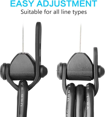 Vista 6 de Sistema de polea de techo retráctil para Oculus RiftRift SHTC ViveVive Pro Cable de carga de datos para Quest2QuestGOValve Index VR Accesorios