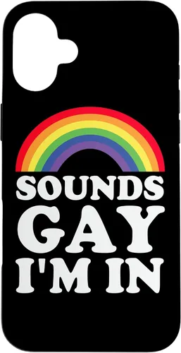Vista 23 de Funny Gay Pride Sounds Gay I'm In LGBTQ Case for iPhone 16