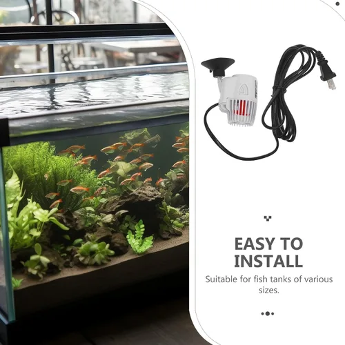 Vista 3 de Happyyami Wave Pump for Aquariums Electric Circulation Fish Tank Accessory US Plug Quiet Energy Efficient Aquarium Wave Maker Suitable for