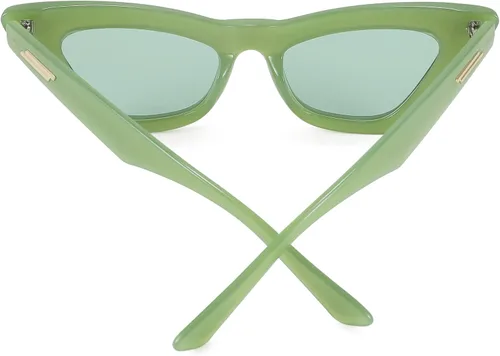 Vista 4 de FEISEDY Gafas de sol vintage pequeñas de ojo de gato para mujer, gafas cuadradas retro Cateye B2869