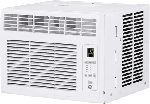 Vista 8 de GE - Unidad de aire acondicionado para ventana, 5,000 BTU para habitaciones pequeñas de hasta 150 pies cuadrados. Con ventilador ajustable manual
