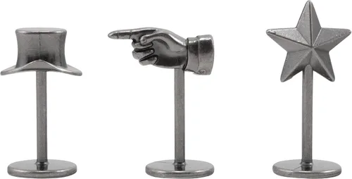 Vista 2 de Idea-Ology - Adornos de metal (3 unidades), soportes para figuras