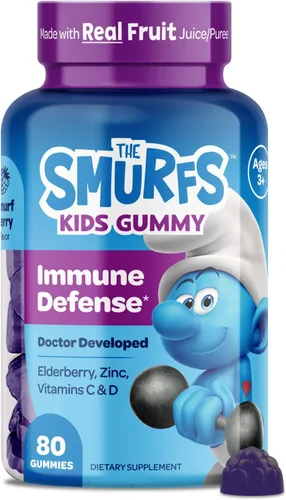 Vista 14 de Smurfs Kids Gomitas Calmantes Gomitas Calmantes para Niños con Melisa y L-Teanina Hechas con Fruta Real Desarrollado por Doctores Sin