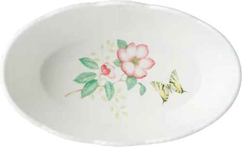 Vista 2 de Lenox 894107 Cesta de pan Butterfly Meadow, vajilla de Pascua