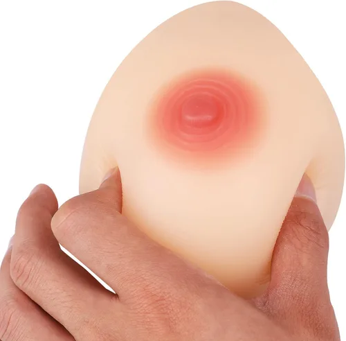 Vista 7 de Y-NOT Formas de pecho de silicona para travestis, mastectomía tetas falsas prótesis