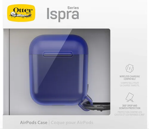 Vista 7 de OtterBox para Apple AirPods (1ª y 2ª generación), funda protectora elegante, serie Ispra azul
