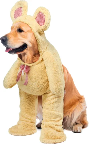 Vista 3 de Rubies - Disfraz de oso de peluche que camina, para perros y gatos, XL Marrón