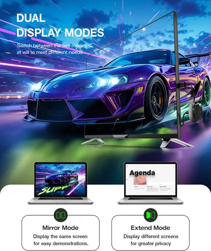Vista 7 de AIMIBO Adaptador de pantalla inalámbrico iOS 4K Plug & Play de doble banda