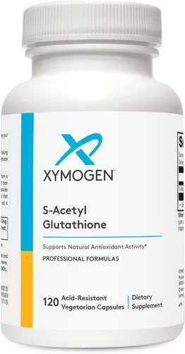 Vista 9 de XYMOGEN S-acetil glutatión, 60 cápsulas
