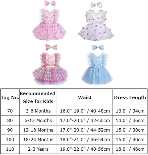Vista 4 de Disfraz de primer Halloween para bebé, vestido de tutú de primer cumpleaños, vestido de novia para niñas de flores