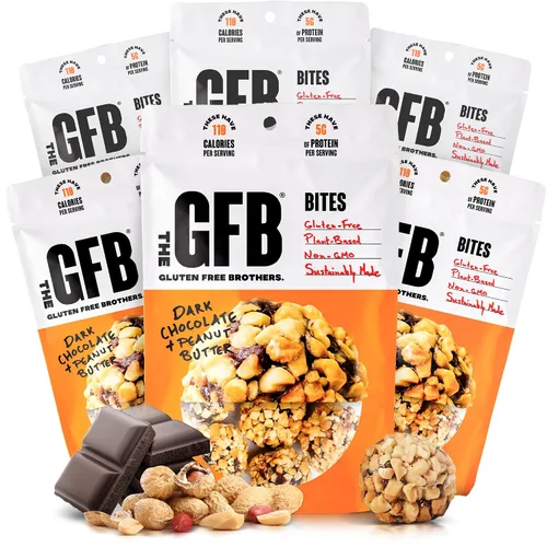 Vista 12 de The GFB Bocaditos de proteína aptos para alérgenos para pastel de cumpleaños, aperitivos sin gluten sin nueces, bolas de proteína a base de plantas