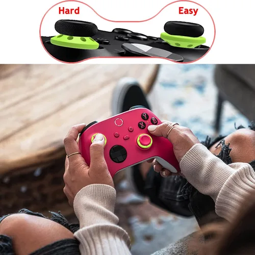 Vista 3 de Murciful Precision Rings Aim Assist Motion Target Control Controller Rings for PS5, PS4, Xbox Series XS, Xbox One XS, Xbox 360, Rapoo,Switch