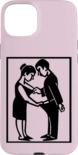 Vista 9 de Camiseta divertida para adultos, imagen de hombre y mujer, funda para iPhone 17