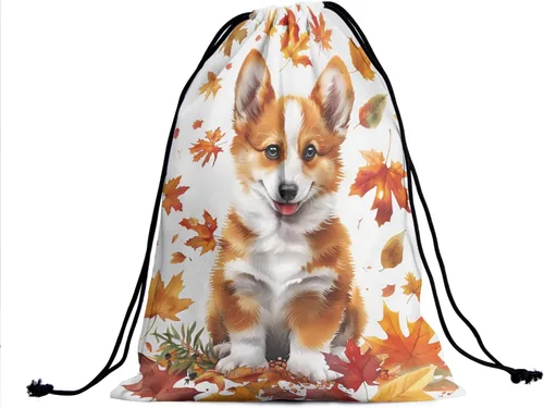 Vista 100 de Bolsa de agarre de gimnasia de piel de animal, bolsa de gimnasia con cordón ajustable, bolsa de cuerda para fauna silvestre, Mariposas Galaxy