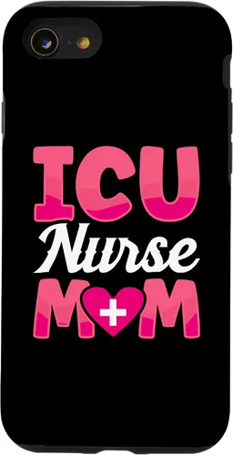 Vista 18 de iPhone 16 Icu Nurse Mom Nursing Ice Hospital Intensive Care Mother Case