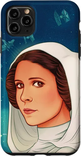 Vista 13 de Funda exclusiva de Star Wars para iPhone 16 con diseño de princesa Leia de Nueva Esperanza
