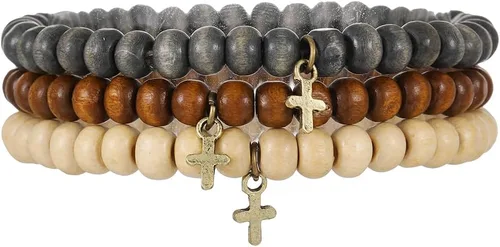 Vista 20 de Gothic Bracelet Adjustable Punk Braided Multilayer Grunge Set Beaded Bracelets Emo Metal Cuff Wrap Bracelets Stackable Meaningful Gift