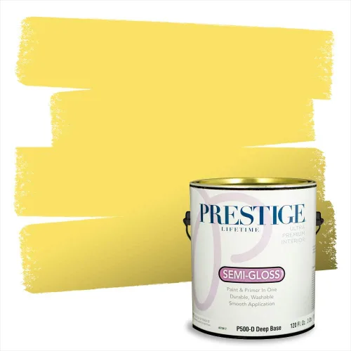 Vista 52 de PRESTIGE Pinturas de pintura exterior e imprimación en uno, 1 galón, plano, combinación comparable de Benjamin Moore* Pila de heno