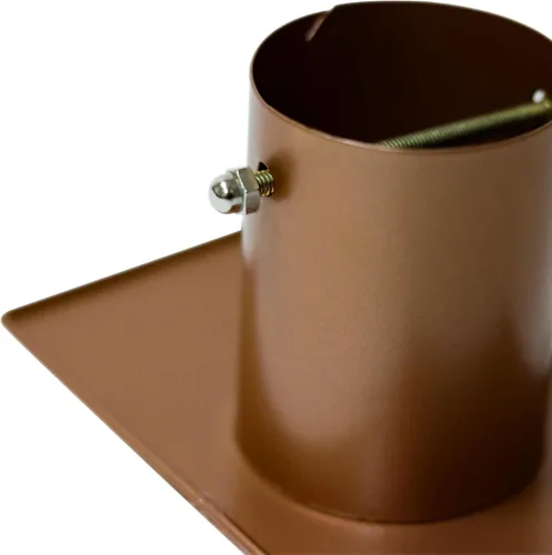 Vista 5 de Trademark Innovations Adaptador de canalón de cadena de lluvia para bajantes de cadena de lluvia