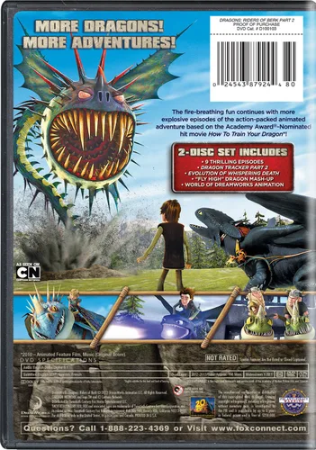 Vista 2 de Dragons Riders of Berk - Part 2 DVD