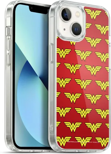 Vista 45 de Head Case Designs Funda de gel suave con licencia oficial de Wonder Woman DC Comics Classic Logos compatible con Apple iPhone 7 Plus/iPhone 8 Plus